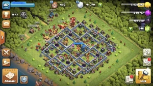 Coc - Cv 12 Nível 187 Full - Preço De Viciado! - Clash of Clans