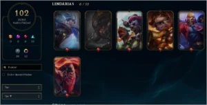CONTA DE LOL LVL 206 , 106 SKIN 50 BAUS ELO:PLATINA - League of Legends