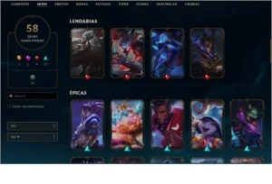 Conta League of Legends 224 - Gold IV LOL
