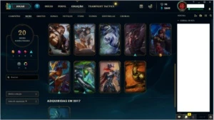 CONTA LOL GOLD 1 - League of Legends