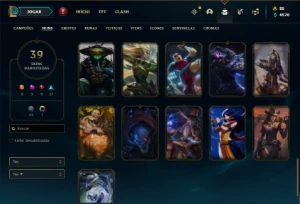 Conta prata 3 com 50 Champs e 39 Skins + 2 Prestigios - League of Legends LOL