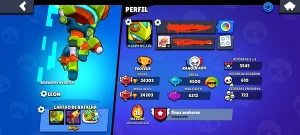 Conta de Braw stars rara - Brawl Stars