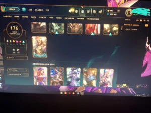 Vendo conta de lol esmeralda 3  level 534 com diversas skins - League of Legends