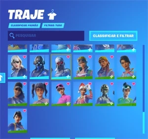 CONTA FORTNITE +90 SKINS TRAVIS SCOTT +230 EMOTE +70 PICARE