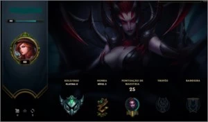 League Of Legends - Conta Platina 2 - 60% de Winrate LOL