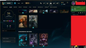 Conta De Lol Lvl 171 Platina 36 Skins - League of Legends
