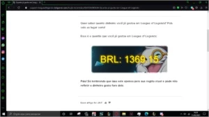 Conta de LoL - League of Legends