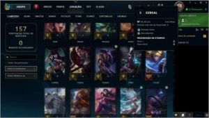 Conta Platina 4 - League of Legends LOL