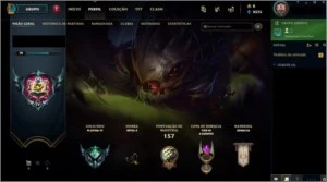 Conta Platina 4 - League of Legends LOL