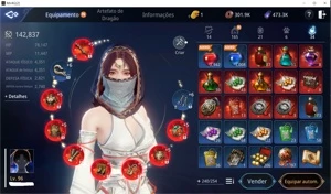 TAOISTA + SKILLS E PETS EPICOS + COURO DE DRAGÃO LENDÁRIO - MIR4