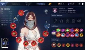 TAOISTA + SKILLS E PETS EPICOS + COURO DE DRAGÃO LENDÁRIO - MIR4