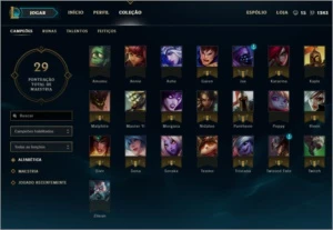 Conta no lol 25 champ - League of Legends