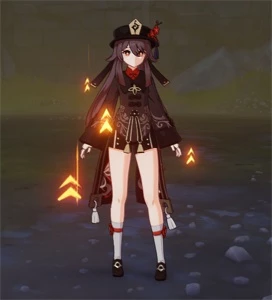 Conta hu tao + ayaka e arma 5* AR38 - Genshin Impact