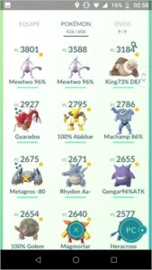 Conta Pokemon Go Com Muitos Shiny e Lendários - Pokémon