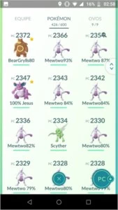 Conta Pokemon Go Com Muitos Shiny e Lendários - Pokémon