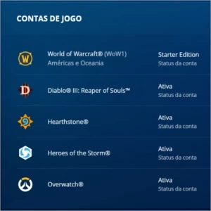 Conta battle.net com Overwatch + Diablo 3 reaper of souls - Blizzard