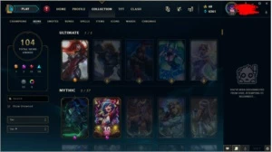 Conta Diamond 1 League of Legends 107 Champs 104 Skins LOL