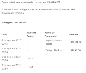 Conta Valorant Diamante 2 mmr Imortal.