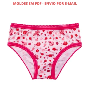 Moldes de Cueca e Calcinha Infantil em PDF - Costura Fácil - Outros