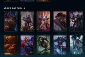 Conta upada em 2013 D3 ícones únicos - League of Legends LOL