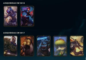 Conta upada em 2013 D3 ícones únicos - League of Legends LOL