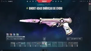 Conta de Valorant com Pacote Arcane e EX.O + outras skins.
