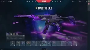 Conta de Valorant com Pacote Arcane e EX.O + outras skins.