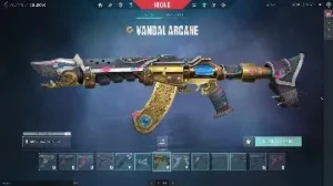 Conta de Valorant com Pacote Arcane e EX.O + outras skins.