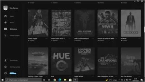 Conta da Epic Games com 125 jogos (mais de 5 mil reais)