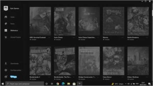 Conta da Epic Games com 125 jogos (mais de 5 mil reais)