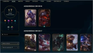 CONTA LOL SMURF PRATA 2, 48 CHAMPS E 17 SKINS - S3 - League of Legends