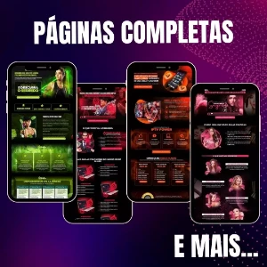 Templates de páginas elementor - Serviços Digitais