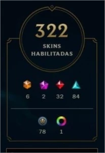 Conta League of Legends 320 skins + LOL
