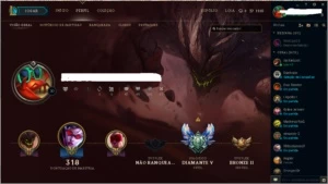 Conta diamante 5 - League of Legends LOL