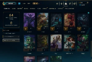 Esmeralda 2 com 35 Champs e 9 Skins +4 Fragmentos - League of Legends LOL