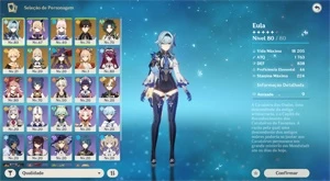 AR47/ EULA+PINHOS / XIAO / ZHONGLI / KOKOMI / YOIMIYA - Genshin Impact