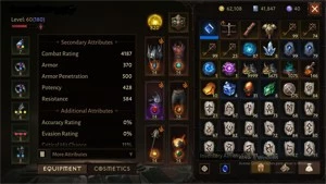 Diablo Immortal Lv60+181 4200 CP 820 ress + 220 poder de gem - Blizzard
