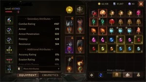 Diablo Immortal Lv60+181 4200 CP 820 ress + 220 poder de gem - Blizzard