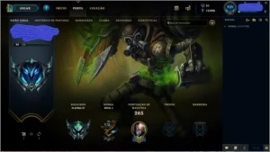 Conta Platina IV // 88 skin é dois cromas - League of Legends LOL