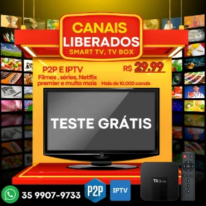 TV BOX IPTV e P2P Assinatura de Canais - Assinaturas e Premium