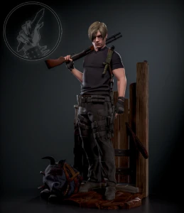 Leon Resident Evil 4 STL 3d