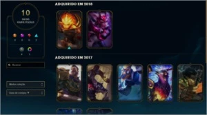 Conta lol platina 4, 40 champs,10 skins - League of Legends