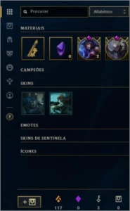Conta lol platina 4, 40 champs,10 skins - League of Legends