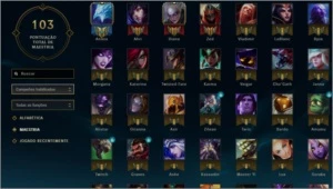 Conta lol platina 4, 40 champs,10 skins - League of Legends