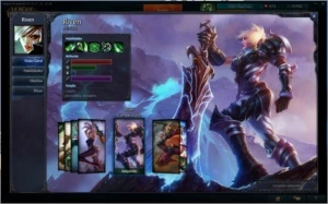 Conta LoL com Riven Campeonato e Kayle Juíza +77chmp 52skins - League of Legends