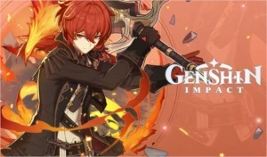 Contas Genshin Impact AR 7 com Diluc