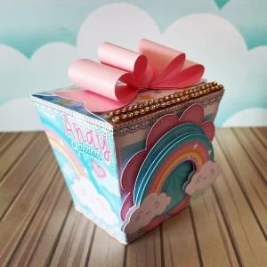 Kit Festa Arco-Íris com Centros de Mesa e Laços - Artesanato e Personalizados