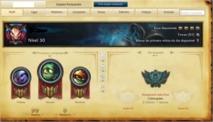 Conta Unranked 30 - League of Legends LOL