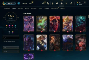 Fullacesso - Conta De 2013 - 163 Skins - Level 391 - 167 Cam - League of Legends LOL