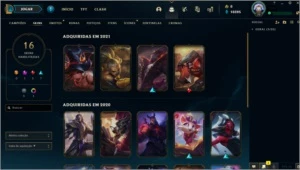 Diamante 4 com skin do yasuo - League of Legends LOL